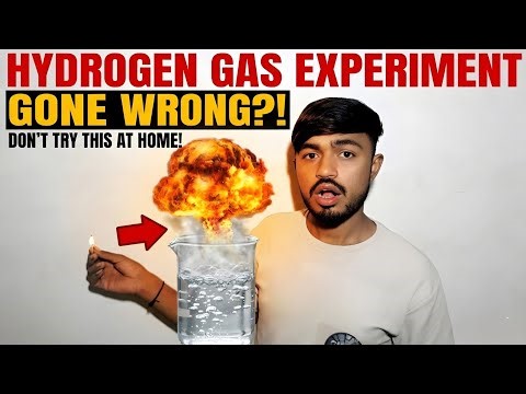 Hydrogen Gas Explosion 😱 | Real Science Experiment