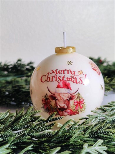 Retro Christmas Candle • Santa Ornament Candle • Holiday Table Decor • Vintage Christmas Home Decor • Holiday Hostess Gift Decor - Etsy