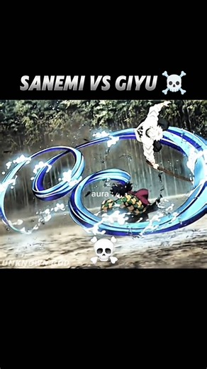 🔥 Sanemi vs Giyu: Epic Anime Showdown! (4K Anime) #shorts