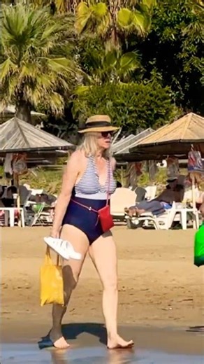 🇹🇷 Side Beach Antalya Travel. Sunny day at the Beach #1759 #side #turkey #beach