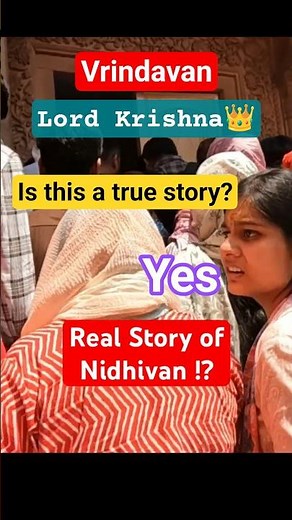 This the real story of Nidhivan !? | Vrindavan and mathura vlog | lord krishna