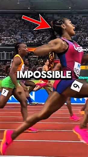 Richardson beats Alfred, but Alfred makes a comeback. #trackandfield #richardsoon #athletics