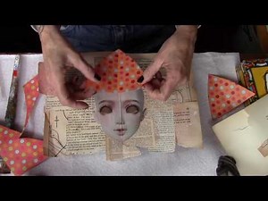 Altered Book Pop Up Face