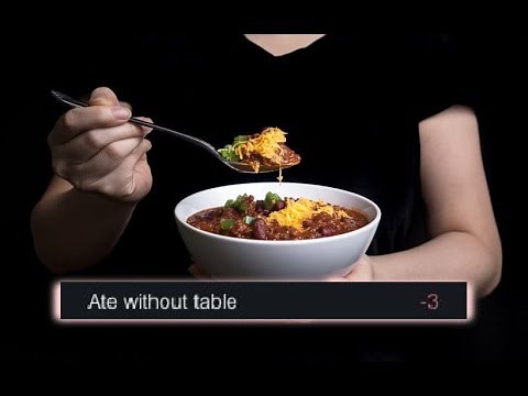 Ate Without Table (-3)