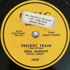 Chas. McDevitt Skiffle Group - Freight Train / The Cotton Song