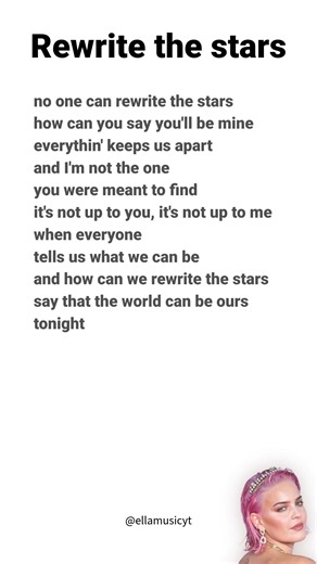 Rewrite the Stars - Anne-Marie & James Arthur (Lyrics for you) #shorts #lyrics #annemarie