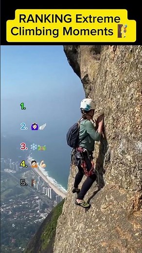 Top 5 Extreme Climbing Moments 😳🧗‍♂️