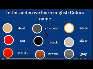 Names Of Colors | List Of Colors In English