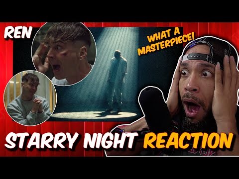 His BEST Work?!? American Rap Videographer REACTION to REN "Vincent's Tale - Starry Night"