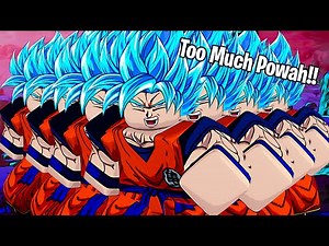 32x SSJB GOKU = LEADERBOARD... but TOO MUCH! All Star Tower Defense | Roblox