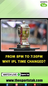 13K views · 165 reactions | Why BCCI Changed IPL Match Timings ⏰ | 7:30PM Start Explained By Vikrant Gupta | Sports Tak #IPL2025 #IPLTimeChange #730PMMatch #BCCI #CricketNews #IPLUpdate #CricketFans #IndianPremierLeague #IPLExplained | Sports Tak | Facebook