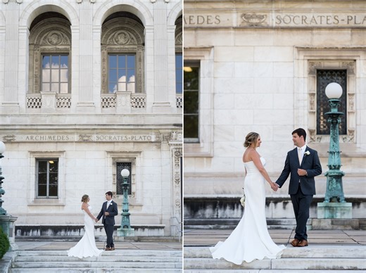 Detroit library wedding | Honestweddingadvice.com