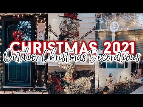 ☃️ DIY Outside Christmas Decorations 2021 ☃️