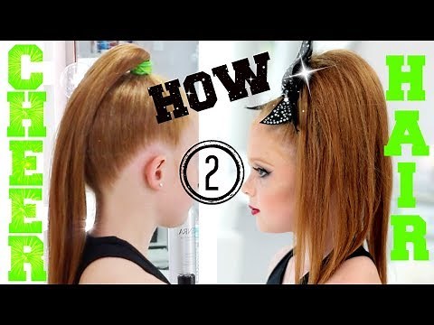 HOW TO CHEER HAIR | ALLSTAR CHEERLEADING TUTORIAL
