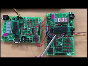 UART Demo of interconnecting two microcontrollers through COM Port and RS232 Cable with C-Code