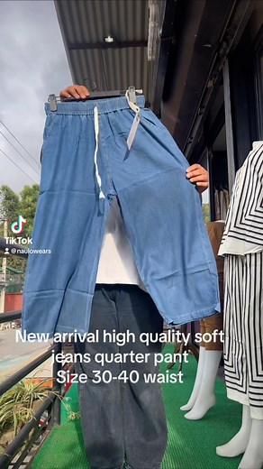 26 reactions | New arrival high quality soft jeans quarter pant.Size from 30-40 waist.Do grab it limited pieces available.#naulowears #benaulo #lalitpurjhamsikhel #foryoupage#allnepaldelivery#highqulityproduct | Naulo wears | Facebook