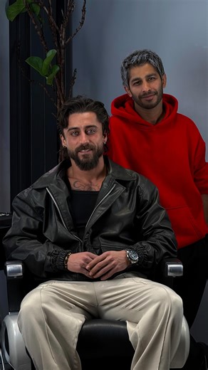 hair hush on Instagram‎: "ASMR haircut Video: @mohamadreza_hsh Model: @omiiidlotfiiii #asmr #barber #style #model #ترند"‎