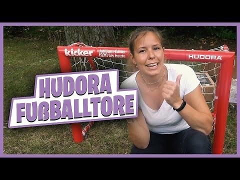 Hudora Fußballtore Expert 120 cm kicker Edition Aufbau