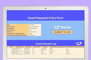 Hotel Guest Request Log | Free Tools by Xenia