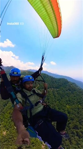 Living life on the edge 🪂 Worlds Second Highest Paragliding site in Bir Billing🕊️#crazy #bucketlist