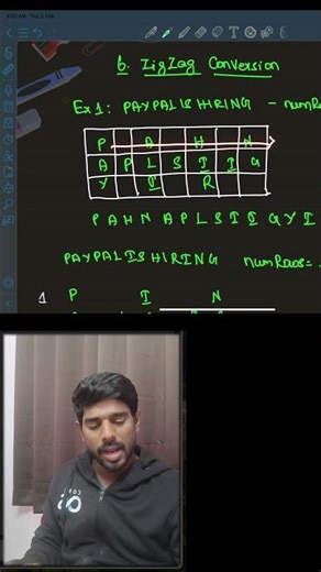 ZigZag Conversion using 2D Matrix