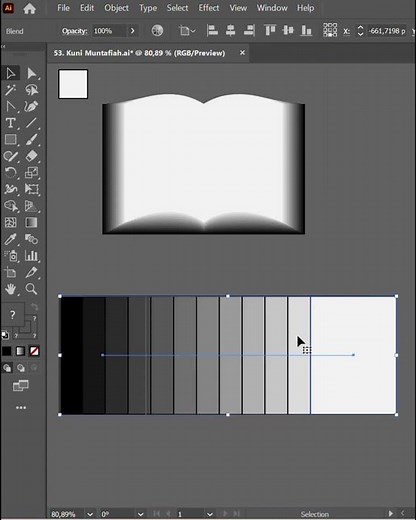 Create a book icon in adobe illustrator #adobeillustrator #design #illustrator #illustration