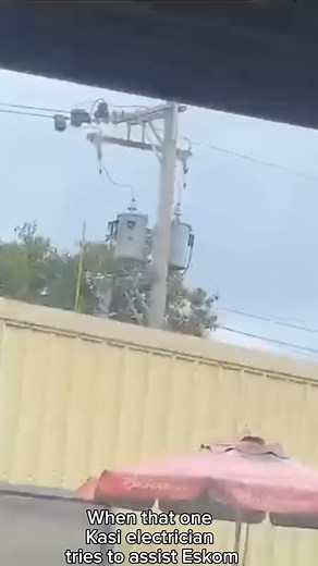 1.5M views · 10K reactions | When that one Kasi electrician tries to assist Eskom 藍 #electricity #Eskom | Martin Ingelosi | Facebook