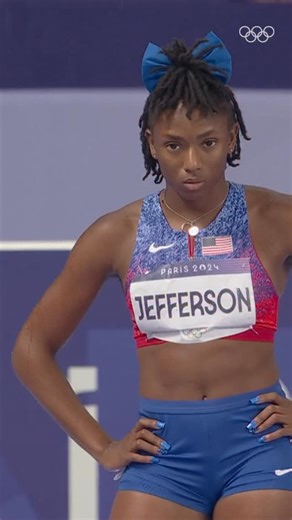 Sprint royalty in Paris. 👸 Is a repeat coming at @wchtokyo25 ? Don’t miss the 100m finals at #WorldAthleticsChamps. 🏁 #Olympics #RoadToLA28 | Olympics