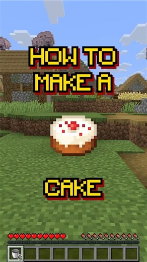 Minecraft: How to make a Cake | Recipe 192