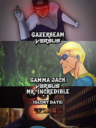 Mr. Incredible vs Gamma Jack vs Gazerbeam (Prime) | #shorts
