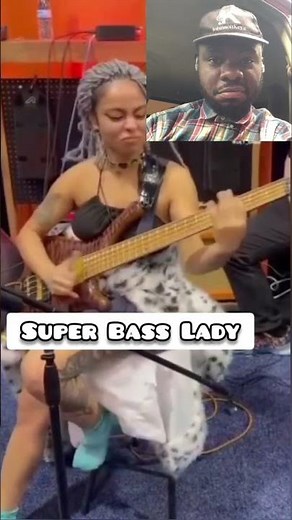 amazing female bass player 🤩