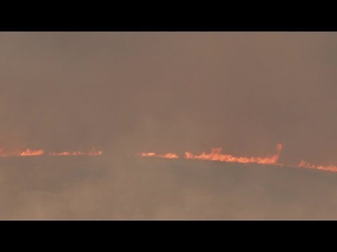 Fire breaks out along Highway 166 between Santa Maria and Cuyama