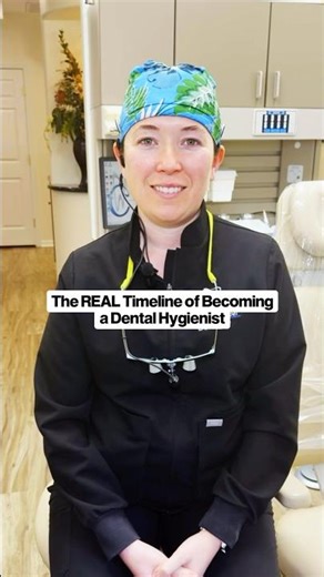 The REAL Timeline of Becoming a Dental Hygienist 📚 #dentalhygiene
