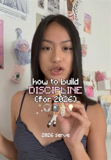 THE 2026 SERVE🍰 (on how to change your life for 2026!!) - HOW TO BUILD DISCIPLINE😝💪🏼 #glowup #newyear #goals #mindset #productivitytips