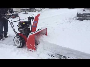 First use of Ariens Compact 24 snow blower