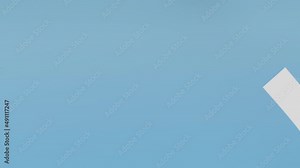 Flying sheets of white paper swirling in the air in a whirlwind. Scatter documents or empty blanks. Mess in the office. Throwing paperwork in the air on the greenscreen 3D render + alpha channel