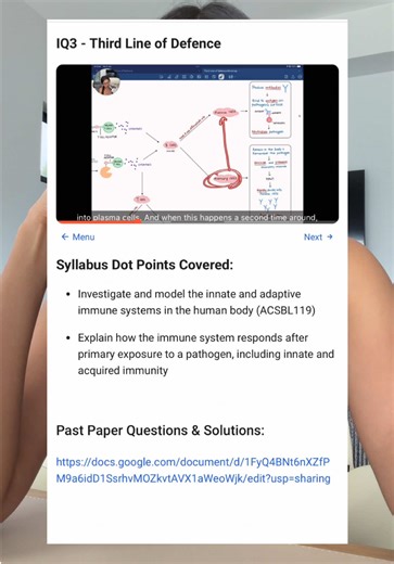 Most bio resources are either too brief or they throw way too much at you - so you’re left not knowing what actually matters for exams. Over the last few months I’ve been putting together an online HSC Biology Skool for Year 11 and 12s. For every dot point: – in depth videos that actually focus on what you need – past paper questions linked directly to it But the main difference is the support. You’re not left trying to work out if you’re on the right track or why you’re losing marks - you’ve go