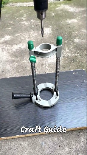 ⚙️🎵 Handheld Drill Press Adapter for Pipes and Wood