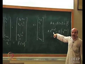 Mod-01 Lec-13 Solving ODE - BVPs and PDEs Using Finite Difference Method