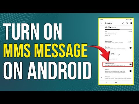 How To Turn On MMS Messages On Android (How To Enable MMS Messages On Android)