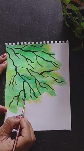 Bloom tree drawing 🌲🌴 #blooming #flowers #painting #artist #art #viral #viralvideo #trending