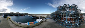 Seahouses Lobster Pots 360 Panorama | 360Cities