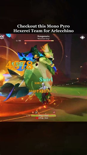 Arlecchino with Hexerei team | Genshin Impact