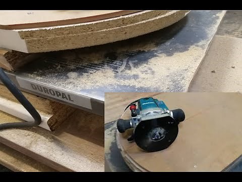 how to fit edging strip and cut and make breakfast bar