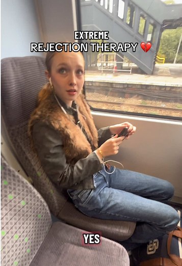 How to get rid of social anxiety 😭 #rejectiontherapy #socialanxiety #fyp #viral @cecelia🪼@Lee