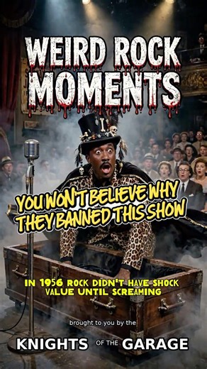 Weird Rock Moments Screaming Jay Hawkins #rockhistory #classicrock #rockandroll #rocklegends #music