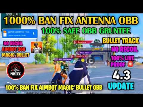BGMI 4.3 AIMBOT OBB | BGMI ANTENNA CONFIG FILE 4.3 | BGMI NO RECOIL CONFIG 4.3 | BGMI AIMBOT OBB 4.3