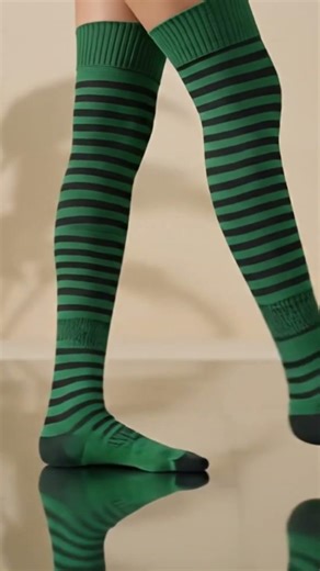 Stylish Long Socks for Girls ❄️ Winter Fashion Must Have 🧦Stay Warm. Stay Stylish.❄️🖤#baby #ytshorts