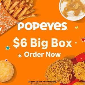Get all this: 3Pc Tenders or 2Pc Signature Chicken, 2 Regular Sides, and a Biscuit. | Popeyes