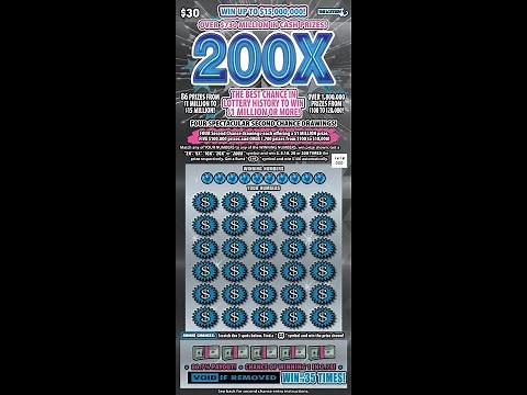 $30 -200X - BIG WIN! Massachusetts Lottery Bengal Scratching Scratch Off instant win tickets WIN!!
